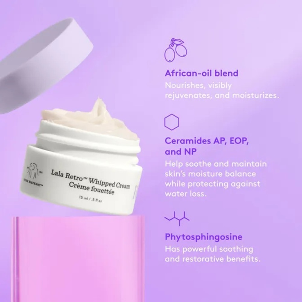 ❌SOLD❌ Drunk Elephant Lala Retro Whipped Cream 15ml/0.5oz NWT